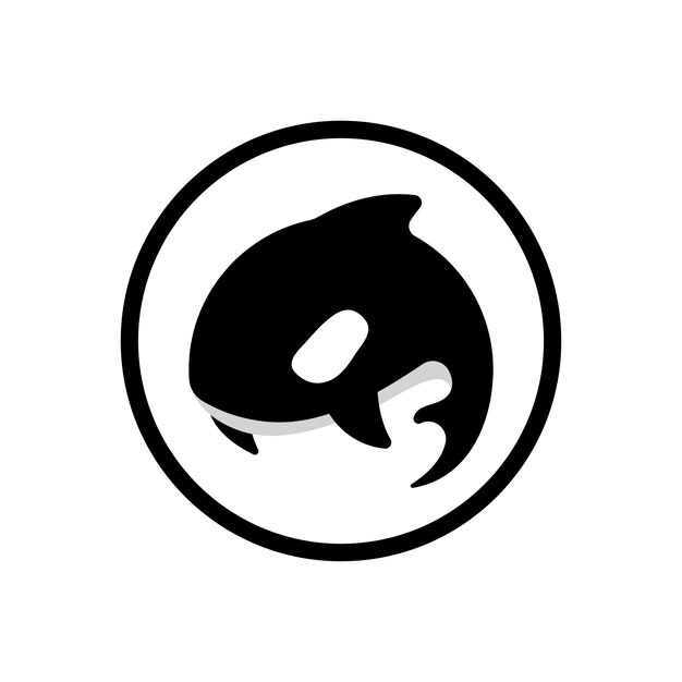 Orka orka logo vector illustratie