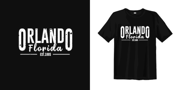 Orlando Florida of America. T shirt design urban style wear