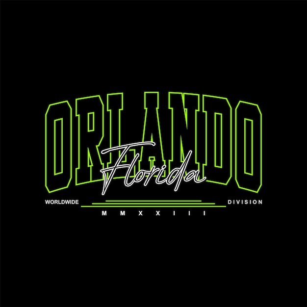 Orlando florida semplice moda vintage