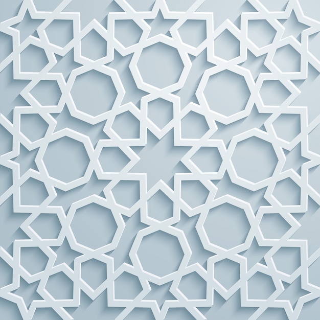 Ornament arabic geometric pattern background