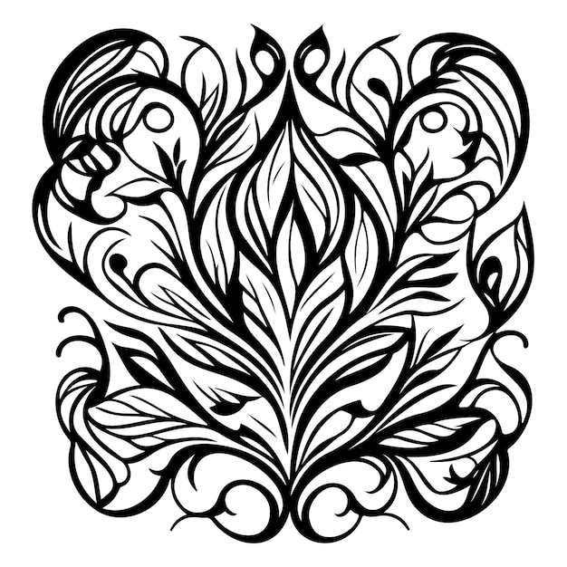 Ornamento batik design reale illustrazione disegno a mano logo simbolo perfetto