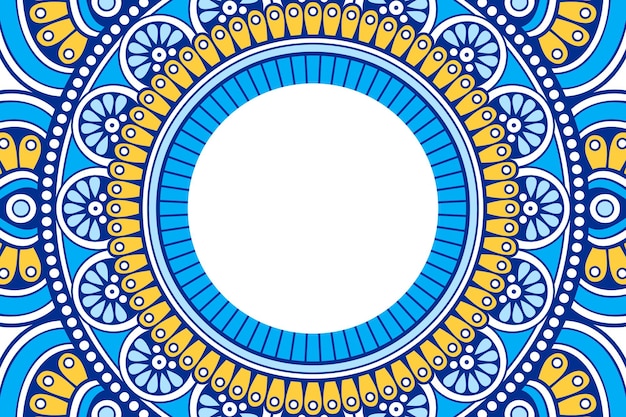 Ornament beautiful background Geometric circle element 