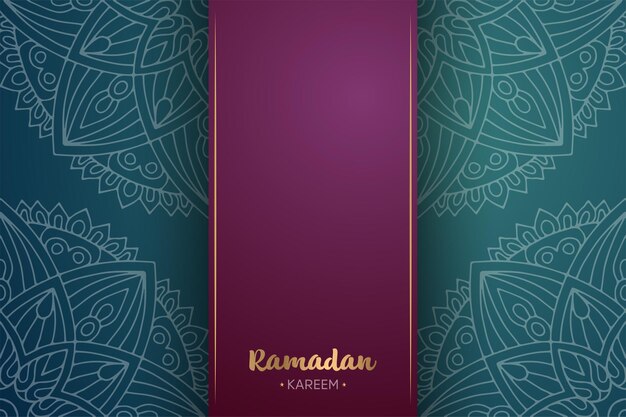 Ornament beautiful background with mandala. for ramadan kareem