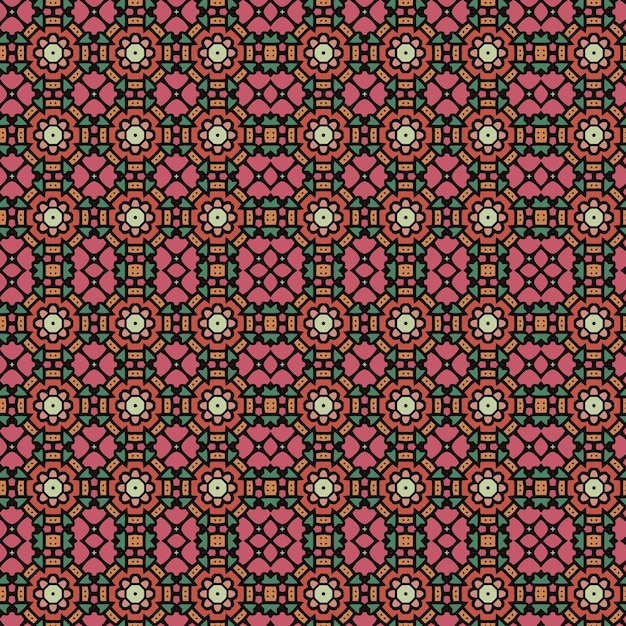 Ornament beautiful Decorative seamless pattern background