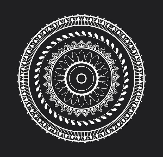 Ornament circle in boho style