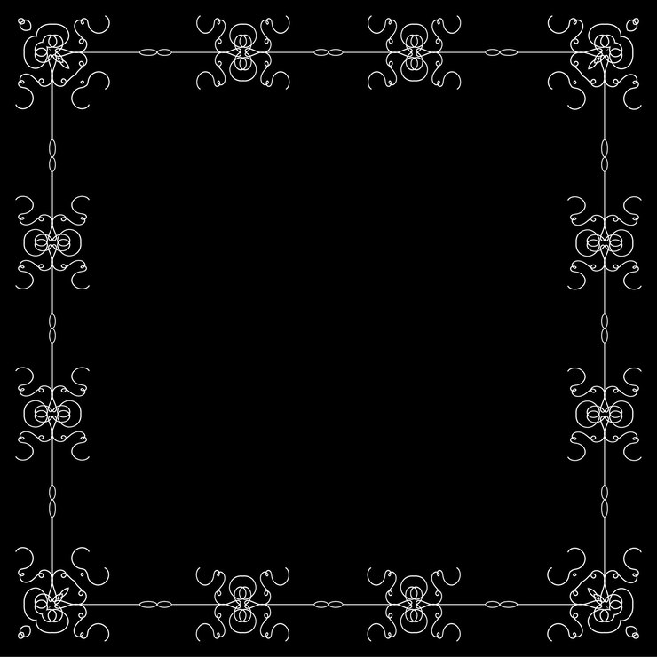 Vector ornament classic frame