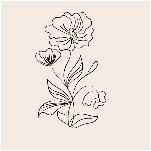 Vector ornament floral