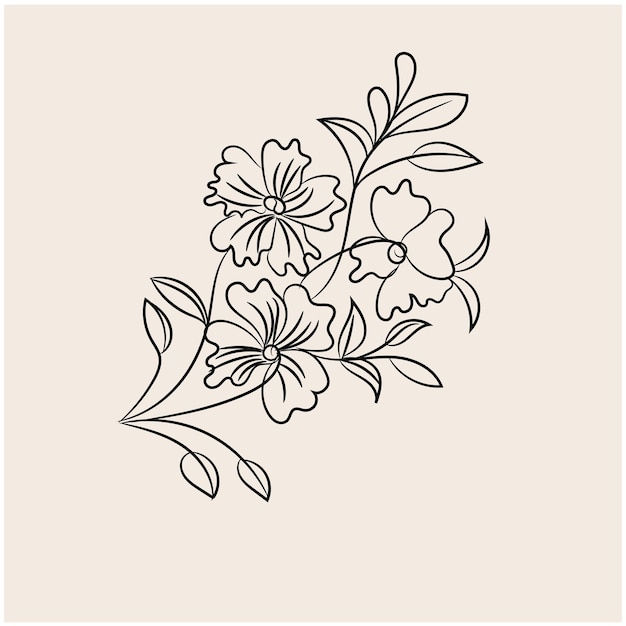 Vector ornament floral