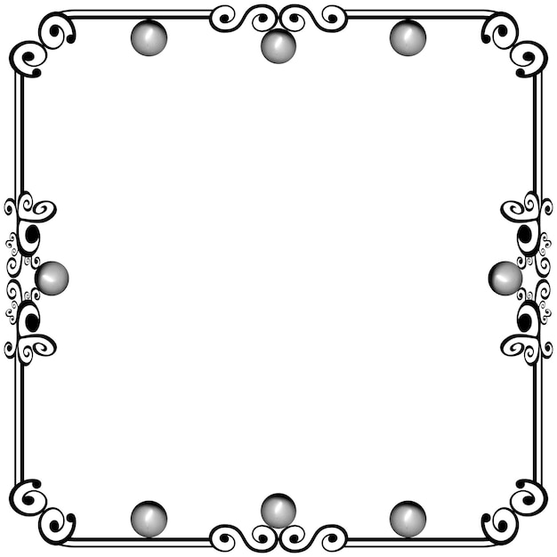 Ornament frames can be for wedding invitations, book covers or others