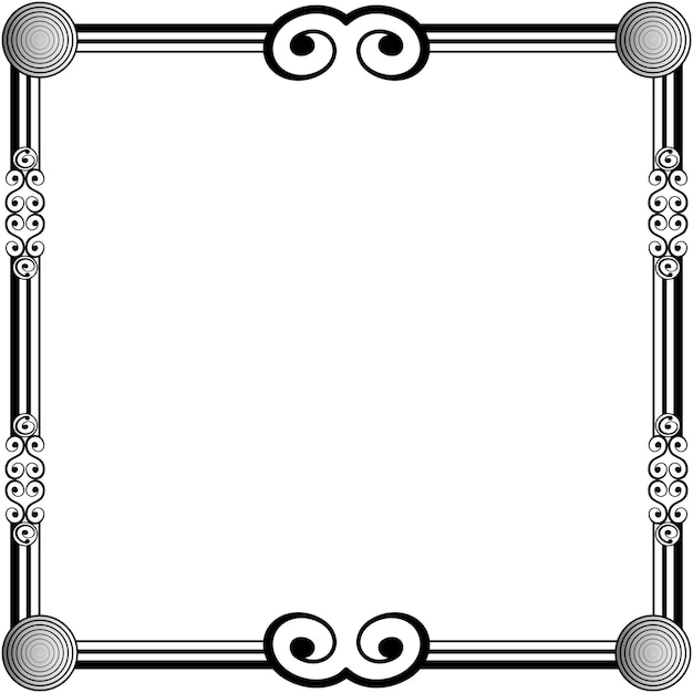 Ornament frames can be for wedding invitations, book covers or others