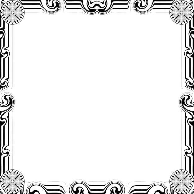 Ornament frames can be for wedding invitations, book covers or others