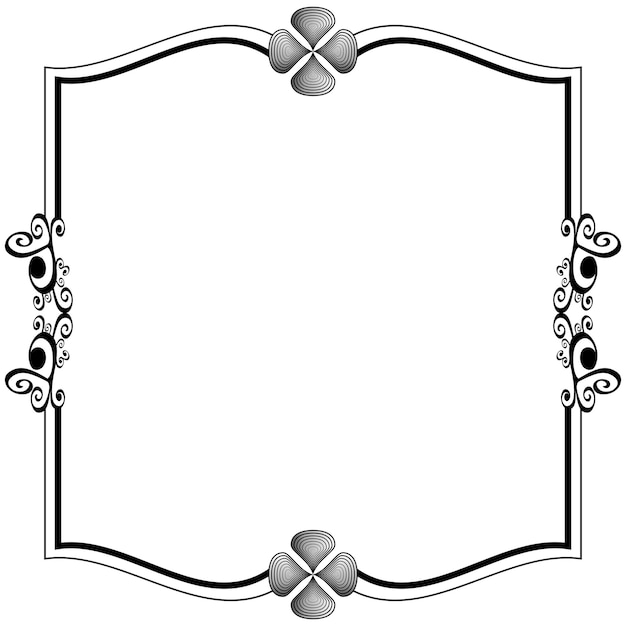 Vector ornament frames can be for wedding invitations, book covers or others