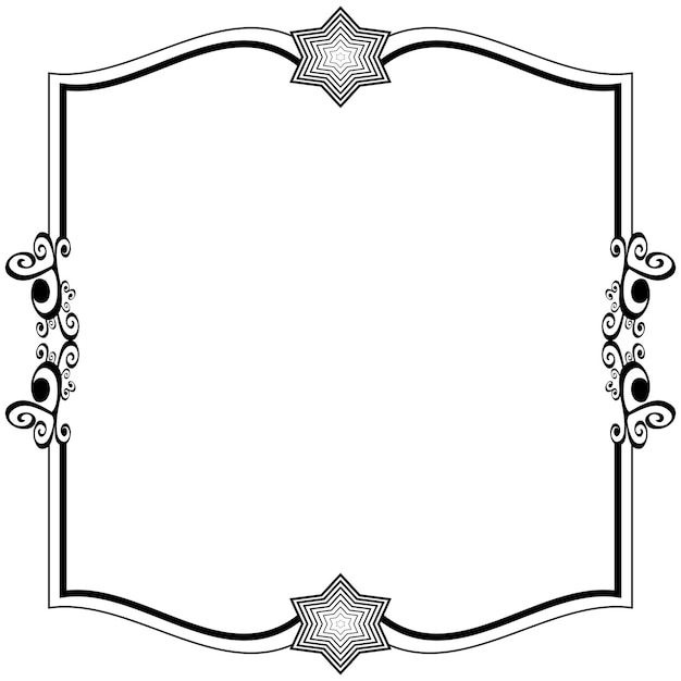 Vector ornament frames can be for wedding invitations, book covers or others