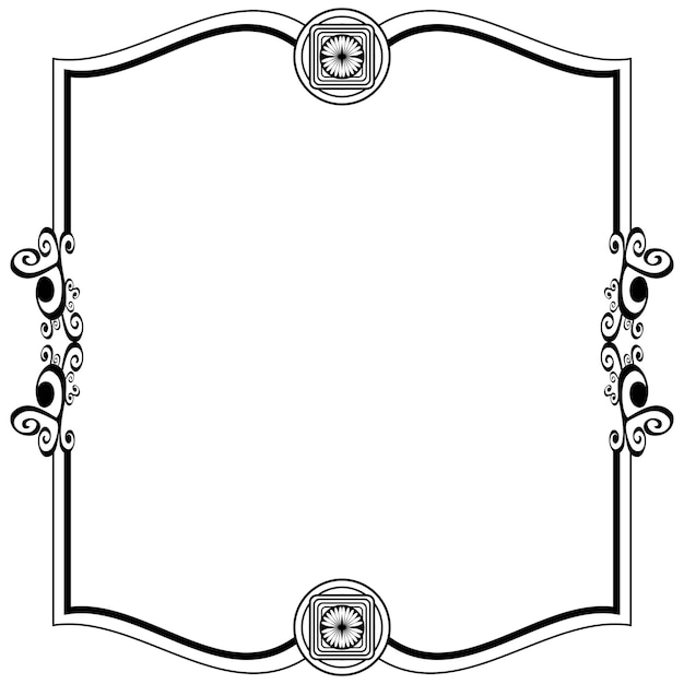 Vector ornament frames can be for wedding invitations, book covers or others