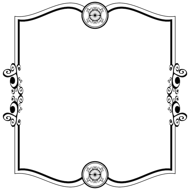 Ornament frames can be for wedding invitations, book covers or others