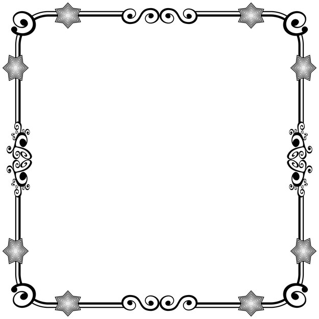 Vector ornament frames can be for wedding invitations, book covers or others