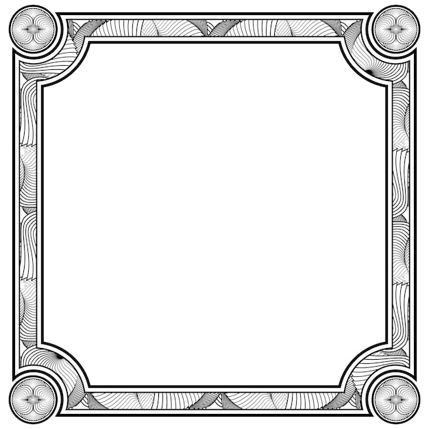 Ornament frames can be for wedding invitations, book covers or others