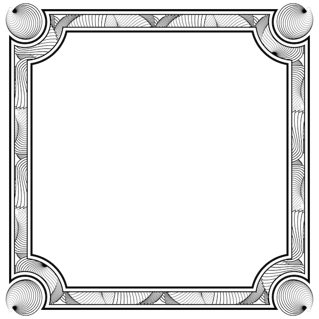 Ornament frames can be for wedding invitations, book covers or others