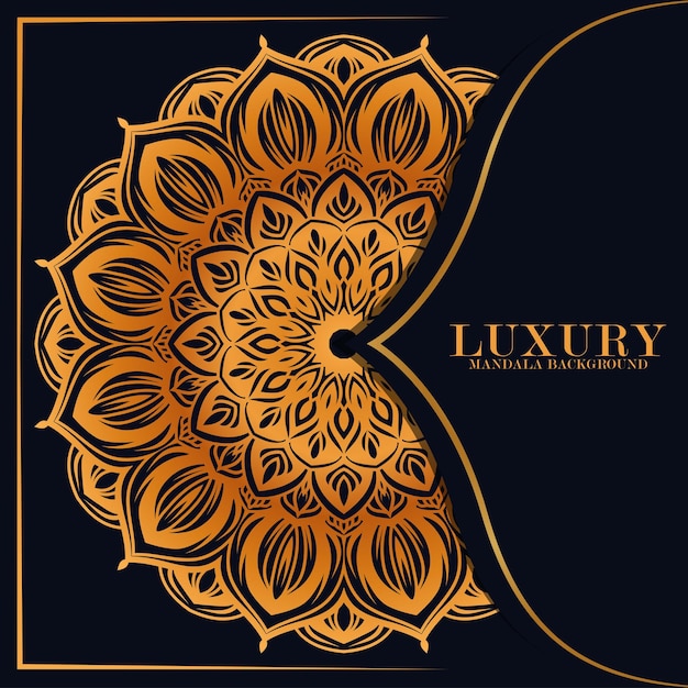 Ornament luxury mandala background