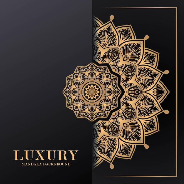 Ornament luxury mandala template