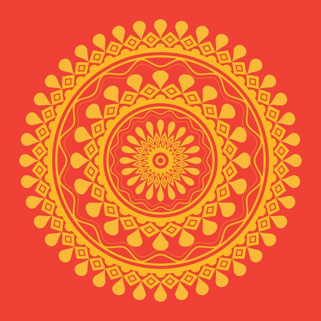 Ornament round vector mandala