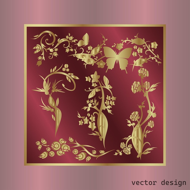 Ornament vector samples print