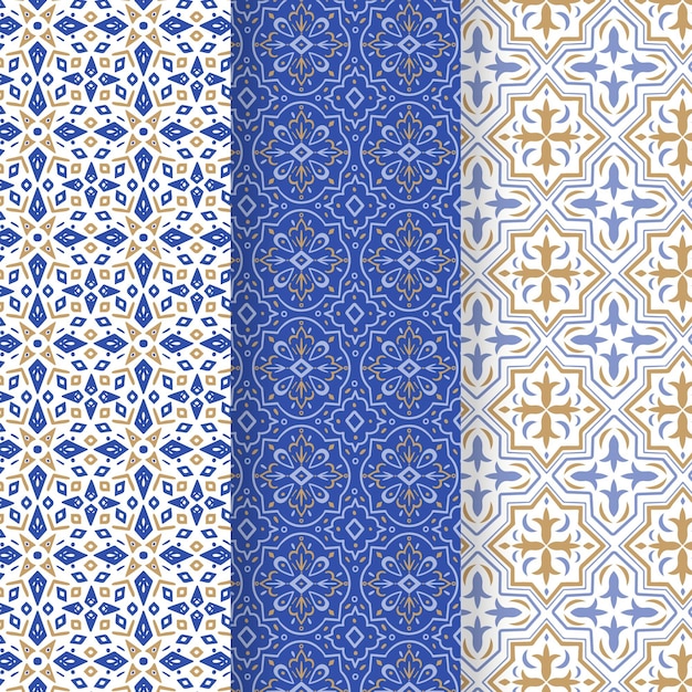 Ornamental arabic pattern collection