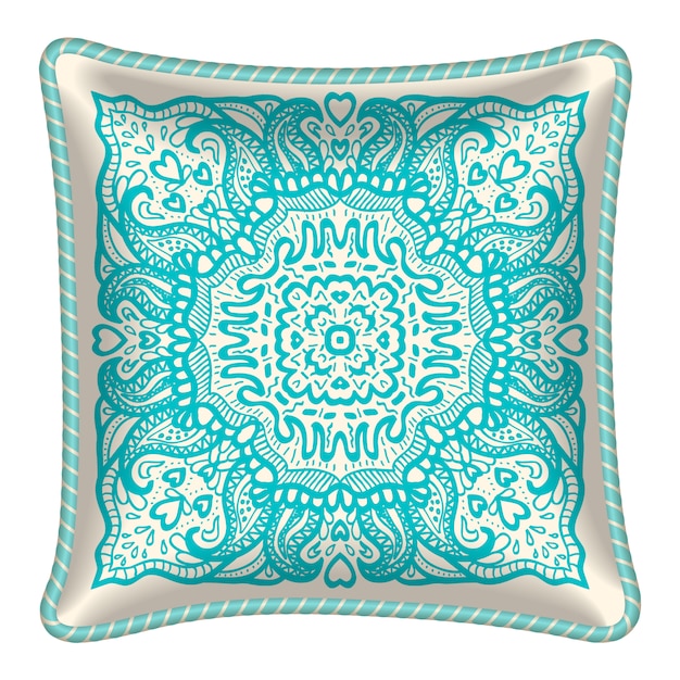 Vector ornamental cushion background