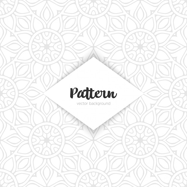 Ornamental floral seamless pattern