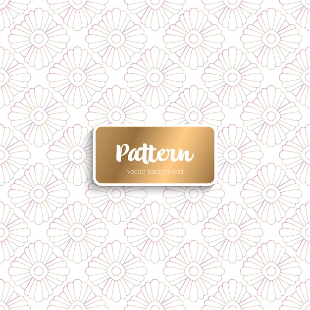 Ornamental floral seamless pattern