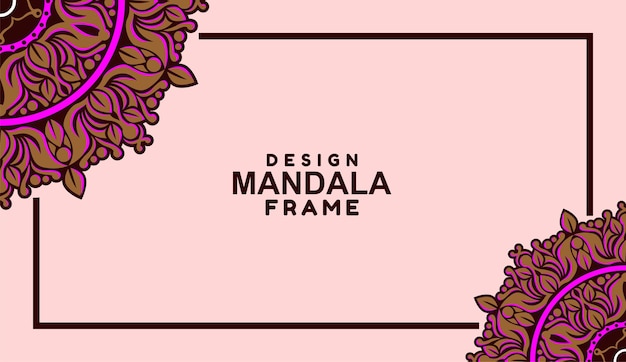 Vector ornamental frame decoration border design vector