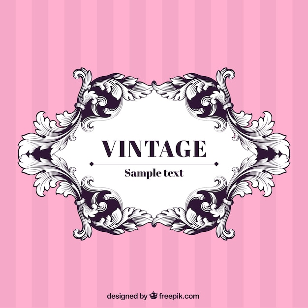 Cornice ornamentale in stile vintage