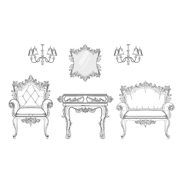 Ornamental furniture collection