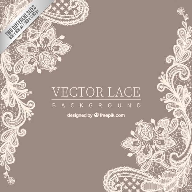 Vector ornamental lace background