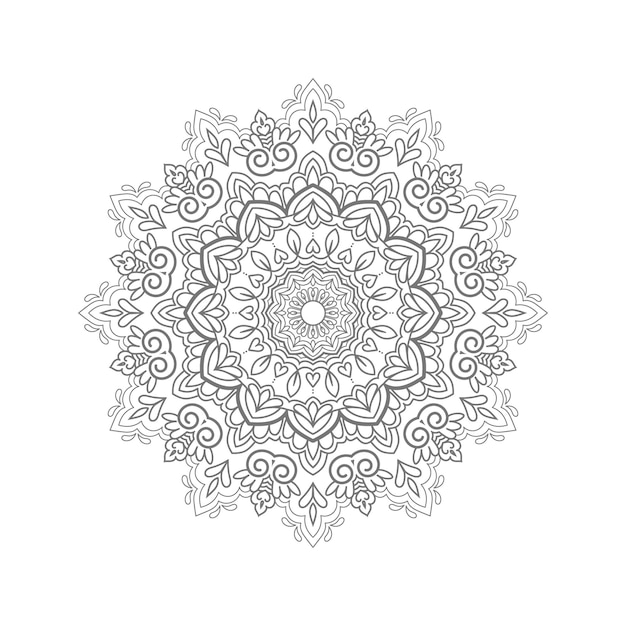 Ornamental Luxury Mandala art