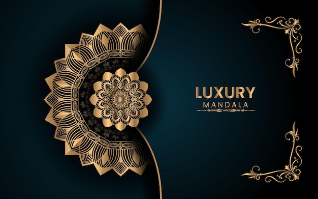 Ornamental luxury mandala and decorative background design premium vector