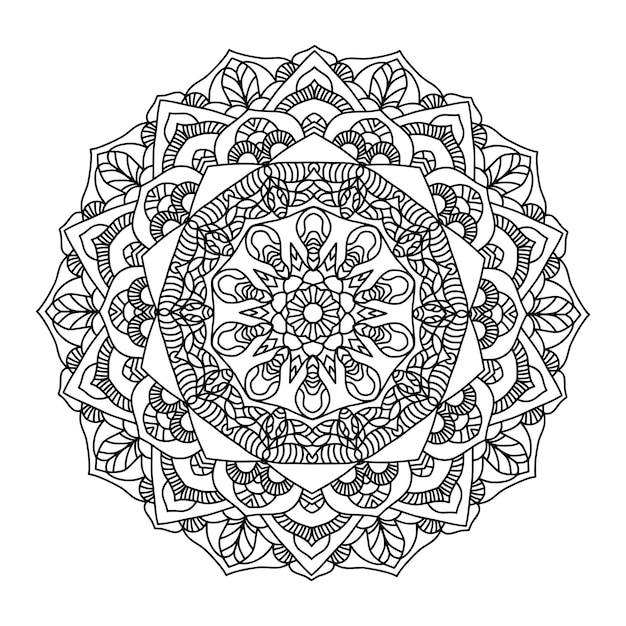 Ornamental luxury mandala pattern