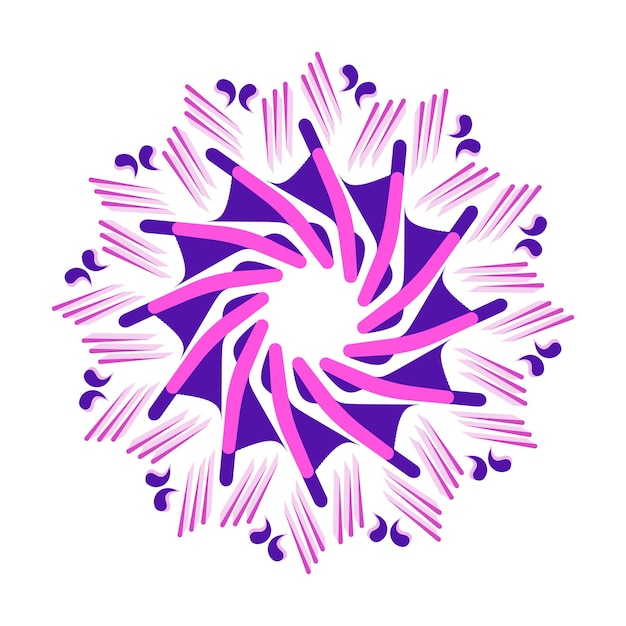 ornamental mandala design background premium vector
