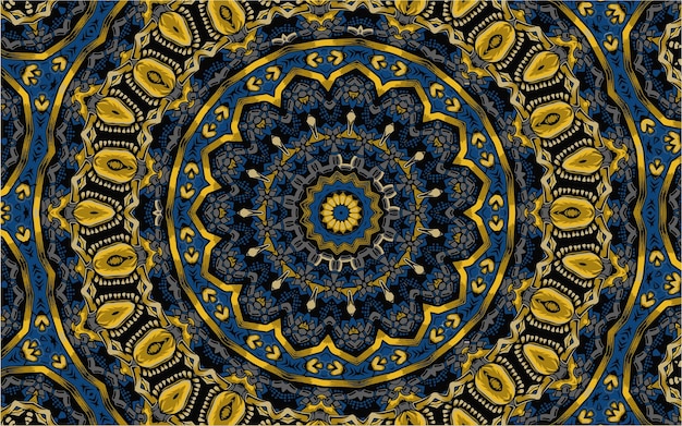 Ornamental mandala design background in traditional oriental style