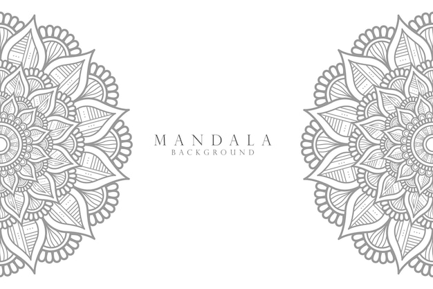 Ornamental Mandala Design Background