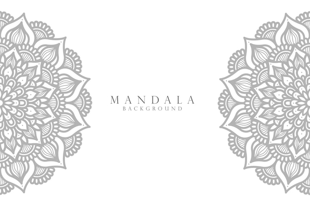 Ornamental Mandala Design Background