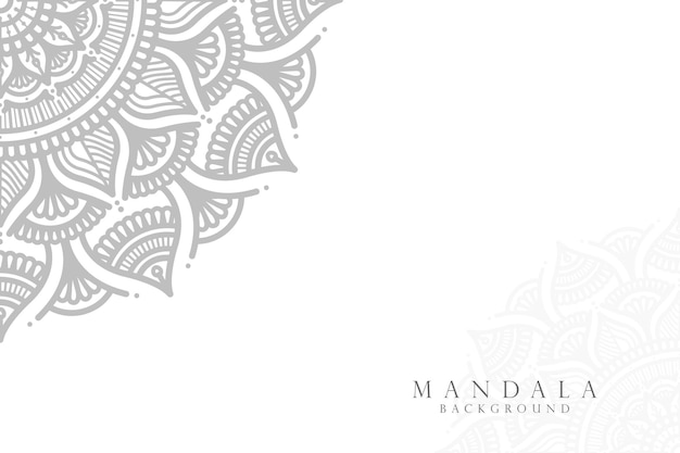 Ornamental Mandala Design Background