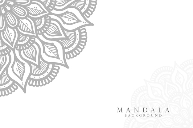 Ornamental mandala design background