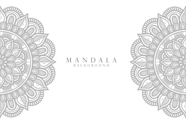 Ornamental Mandala Design Background