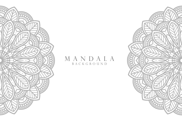 Ornamental mandala design background