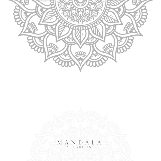 Ornamental mandala design background