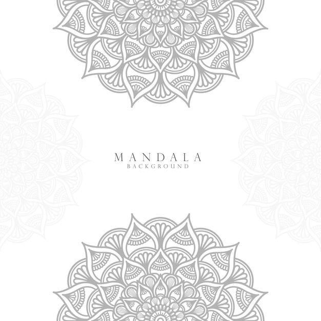 Vector ornamental mandala design background