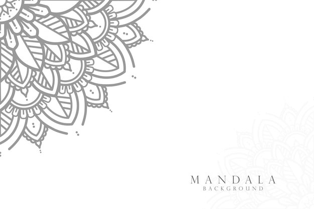 Ornamental mandala design background