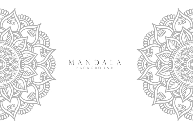 Ornamental mandala design background