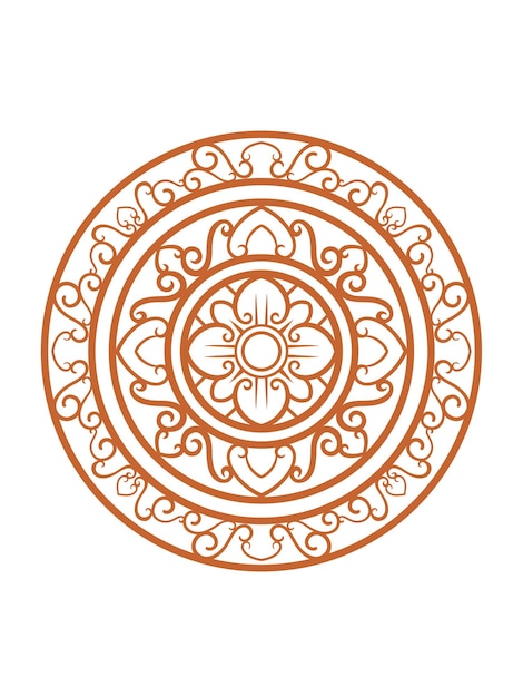 ornamental mandala design background